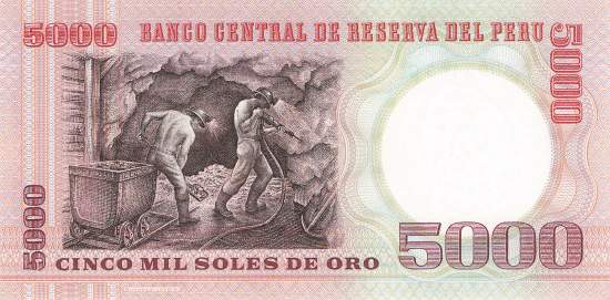 5000 Soles de Oro 1985